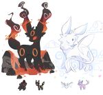  charamells creature full_body fusion multiple_fusions no_humans pokemon pokemon_(creature) simple_background white_background 