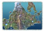  absurdres boat border bridge building city forest grass harada_midori highres house island lake map mountain nature no_humans official_art pokemon pokemon_center pokemon_dppt pokemon_gym river snow third-party_source tower town tree water watercraft waterfall white_border wind_turbine 