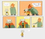 annoyed anthro comic dialogue duo english_text eyes_closed felid feline fingers first_person_view forced_smile fur happy headpat hi_res jules_nidoqueen kuafu_(nine_sols) looking_at_another looking_at_viewer male mammal nervous nine_sols one_page_comic orange_body orange_fur overweight overweight_male red_candle_games serious solarian surprised_expression teeth text white_body white_fur yi_(nine_sols)