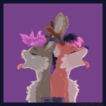 1:1 animated antlers bdsm bodily_fluids bondage bound bound_together canid canine countershading digital_media_(artwork) duo ear_piercing eyes_closed fox genital_fluids horn jackalope lagomorph male mammal misterkittens piercing pixel_(artwork) pixel_animation seththefoxxo short_playtime simple_background tongue tongue_out urine urine_in_mouth watersports