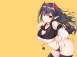  black_hair hitotsuba original red_eyes yellow 