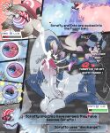 7_panel_comic absurd_res balls baseball_cap big_balls big_penis blue_body blue_scales bodily_fluids bottomwear bottomwear_down clothed clothing cum cumshot curved_horn dialogue ejaculation english_text enko_(mrt0ony) erection fangs fusion generation_5_pokemon genital_fluids genitals grey_highlights hair half-closed_eyes hat headgear headwear hi_res highlights_(coloring) horn huge_balls huge_penis humanoid_genitalia humanoid_penis kobold looking_pleasured male masturbation mrt0ony narrowed_eyes nintendo onomatopoeia open_mouth open_smile orgasm pants pants_down partially_clothed penile penile_masturbation penis pokeball pokemon pokemon_(species) purple_highlights scales scalie scrafty smile sound_effects speech_bubble teeth text tongue tongue_out using_pokeball vein veiny_penis white_hair yellow_sclera