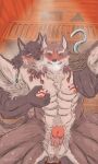 2025 9:16 absurd_res barazoku black_and_white canid canine canis digital_drawing_(artwork) digital_media_(artwork) duo eyvind genitals hi_res humanoid_genitalia humanoid_penis kowloon7050 male male/male mammal monochrome penis shaded signature snow tavern_of_spear traditional_media_(artwork) wolf