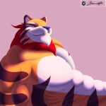 1:1 abs anthro browncatfe felid frosted_flakes kellogg&#039;s male mammal mascot muscular pantherine pecs solo tiger tony_the_tiger