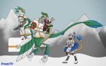 3_fingers 3_toes 4_ears 4_toes anthro armor avali avali_logo avali_taur avalon_(avali_homeworld) avian avian_taur biped bipedal_taur black_eyes black_text blue_body blue_feathers blue_tail_tip blue_tail_tuft blue_text blue_wings boots carrying_box carrying_supplies claws clothed clothed_anthro clothed_female clothed_male clothed_taur clothing determined determined_look dipstick_tail evergreen_(frostytd156) eyewear feather_hair feathered_wings feathers feet female female_(lore) female_taur fingers footwear formal_clothing frostytd156 futuristic_armor futuristic_clothing futuristic_gun futuristic_suit futuristic_weapon green_body green_feathers green_tail green_tail_tuft green_wings grey_feet grey_hands grey_scutes grey_sky group gun hi_res holding_gun holding_object holding_ranged_weapon holding_weapon kaiju_(frostytd156) larger_clothed larger_taur looking_back male male_(lore) male_anthro markings merchant monocle mount mountain mountain_background multi_ear name_tag on_a_mission on_guard on_snow orange_armor pseudo_hair ranged_weapon red_clothing red_shirt red_topwear restraints rich rich_person richardson_(frostytd156) rider riding riding_taur scutes serial_number shirt shoes signature sitting_on_another size_difference sky smaller_anthro smaller_clothed snow snow_on_ground snowy_mountain stock_market stocks supplies tail tail_markings tail_tuft tan_body tan_feathers taur taur_ride taur_transportation text toes topwear trading_stocks transportation trio tuft walking walking_on_snow weapon wearing_armor white_armor white_arms white_body white_boots white_box white_claws white_clothing white_feathers white_footwear white_mountains white_wings winged_arms wings