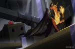 2024 absurd_res activision building claws comic crystal digital_media_(artwork) dragon feral fire hi_res horn male malefor multi_horn mythological_creature mythological_scalie mythology scalie solo spyro_the_dragon staff structure torch water waterfall wings zilonking