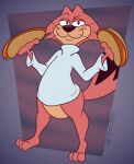 2024 anthro artist_name black_eyes black_nose black_tail choo-choo_(top_cat) clothing digital_media_(artwork) domestic_cat eyebrows felid feline felis food fur gavanzude half-closed_eyes hanna-barbera hi_res holding_food holding_hot_dog holding_object hot_dog looking_at_viewer male mammal multicolored_body multicolored_fur narrowed_eyes pink_body pink_ears pink_fur pink_tail raised_eyebrow smile solo standing sweater tail tan_body tan_fur text three-quarter_view top_cat_(series) topwear two_tone_body two_tone_fur two_tone_tail whiskers white_clothing white_sweater white_topwear