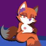  1:1 aged_up animal_humanoid anonymous_artist anthro big_breasts big_butt breasts butt canid canid_humanoid canine canine_humanoid dialogue female female/female fox fox_humanoid humanoid lineless male mammal mammal_humanoid murphy_and_mitzi nude pinup pose solo vivian_(ajmarekart) wide_hips 