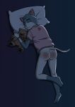absurd_res butt_slap discipline felid feline female fmws hi_res mammal punishment slap sleeping solo spanking