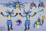 2023 color_wheel generation_4_pokemon goo_creature grin hi_res latex lucario male model_sheet nintendo pokemon pokemon_(species) rigged_(riggedreded) riggedreded smile tendrils