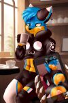 2:3 absurd_res anthro butt canid canine clothed clothing digital_media_(artwork) erection femboy fur genitals glacialpain hi_res innocent_expression male mammal nude penetration penis rexthefurry501_(oc) ruined_reputation sex smile solo submissive submissive_male