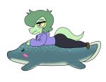 2024 anthro baryonyx big_butt big_daddy_(artist) bubble_butt butt cavemanon_studios digital_drawing_(artwork) digital_media_(artwork) dinosaur female green_body green_hair green_scales grey_eyes hair hi_res i_wani_hug_that_gator long_tail olivia_halford plushie prehistoric_species reptile scales scalie short_hair simple_background smile snout solo spinosaurid tail theropod thick_thighs white_background wide_hipped_anthro wide_hipped_female wide_hips yellow_sclera