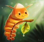 arthropod candy_corn centipede cryptid-creations food food_creature leaf myriapod solo 