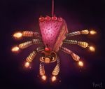  arachnid arthropod cake candle cherry cryptid-creations food food_creature fruit plant solo spider 