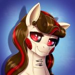  2020 absurd_res dankflank digital_media_(artwork) earth_pony equid equine eyelashes fan_character female hi_res horse looking_at_viewer machine mammal my_little_pony pony robot shadow smile solo 