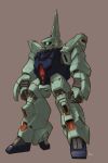  aeug aqua_eyes barzam color_variation commentary_request derivative_work grey_background gundam highres machinery mecha mecha_focus mobile_suit no_humans one-eyed robot science_fiction signature solo tessaku_ro vernier_thrusters zeta_gundam 