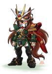 animal_ears brown_hair epaulettes gundam gundam_seed gundam_seed_destiny highres horse_ears horse_girl horse_tail long_hair looking_at_viewer mayohi_neko mecha mecha_focus mechanical_wings mechanization mobile_suit multicolored_hair purple_eyes robot sd_gundam solo streaked_hair strike_freedom_gundam symboli_rudolf_(umamusume) tail umamusume v-fin white_hair wings yellow_eyes 