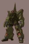  barzam color_variation commentary_request derivative_work grey_background gundam highres machinery mecha mecha_focus mobile_suit neo_zeon no_humans one-eyed purple_eyes robot science_fiction signature solo tessaku_ro vernier_thrusters zeta_gundam 