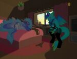  angel_dragon anthro arm_tuft bed bedroom big_tail black_clothing black_footwear black_legwear black_socks black_thigh_highs black_thigh_socks bottomwear bra bra_on_floor cabin carpet ceiling cheek_tuft chest_harness clothing computer crt crt_monitor curtains curtains_open desktop_computer dragon duo elbow_tuft electronics facial_tuft feathers female female/female fishnet_clothing fishnet_legwear fishnet_thigh_highs fishnet_topwear floor fluffy fluffy_tail footwear fur furniture furred_dragon furred_scalie hanging_plant harness hi_res horn huge_tail kyaro legwear lenuto long_tail looking_at_another looking_at_partner mythological_creature mythological_scalie mythology neck_tuft panties panties_on_floor pantyhose plant putting_on_clothes putting_on_socks red_carpet scalie skirt socks stockings sunset tail tail_feathers thigh_highs thigh_socks tights topwear translucent translucent_bottomwear translucent_clothing translucent_skirt tree tuft underwear wings wood wood_ceiling wood_floor wood_furniture zertyz_(character) 
