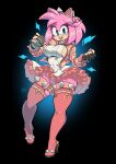 amy_rose anthro arc_system_works big_breasts black_background boots bottomwear bracelet breasts clothed clothing cosplay crossover crossover_cosplay dress electronics elphelt_valentine eulipotyphlan female footwear frilly frilly_clothing frilly_dress full-length_portrait green_eyes guilty_gear guilty_gear_strive hedgehog hi_res jamoart jewelry legband mammal microphone pink_clothing pink_dress portrait sega shoes simple_background sonic_the_hedgehog_(series) spiked_boots spiked_bracelet spiked_clothing spiked_footwear spiked_hairband spiked_legband spiked_thighband spikes thighband white_clothing white_dress