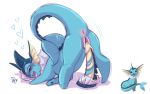  &lt;3 aim-mod anus butt dildo eeveelution female feral genitals masturbation nintendo pok&eacute;mon pok&eacute;mon_(species) pussy sex_toy simple_background solo tongue vaporeon video_games white_background 