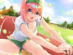  5-toubun_no_hanayome gym_uniform nakano_yotsuba tagme waterring 