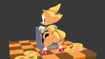  16:9 2020 3d_(artwork) animated big_butt butt digital_media_(artwork) loop short_playtime sonic_the_hedgehog sonic_the_hedgehog_(series) super_sonic superiorfoxdafox twerking 