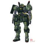  2025 absurdres cable crossover dated gundam gundam_gquuuuuux highres hizack machinery mecha mecha_focus mobile_suit no_humans one-eyed original pravin_rao_santheran realistic redesign robot science_fiction signature titans_(gundam) white_background yamashita_ikuto_(style) zeta_gundam 