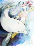  2011 3:4 ambiguous_gender animal_humanoid anime blue_submarine_no._6 cetacean delphinoid female feral fingers fish fish_humanoid group hair humanoid humanoid_pointy_ears looking_at_viewer mammal marine marine_humanoid mutio navel nude nyamuro open_mouth red_eyes toothed_whale white_body white_skin 