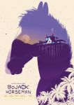  2017 anthro bojack_horseman bojack_horseman_(character) building chimney english_text equid felix_tindall hill hollywood horseshoe house mammal movie_poster netflix plant smoke sun sunset text 