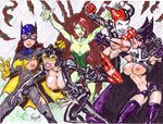  barbara_gordon batgirl batman catwoman dc harley_quinn huntress poison_ivy 