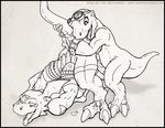  agumon digimon dragoneer guilmon tagme 