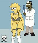  julius_hibbert lisa_simpson tagme the_fear the_simpsons 