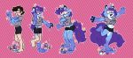  absurd_res barefoot big_tail breast_expansion breasts clothed clothing dragoozee excited felid feline female fully_clothed goo_(disambiguation) goo_transformation hair happy hi_res horn human human_to_anthro mammal purple_hair slime sparkles species_transformation tammy_(tammycat) transformation 