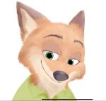  2019 anthro brown_body brown_fur bust_portrait canid canine cheek_tuft clothed clothing disney facial_tuft fluffy fox fur green_eyes hi_res mammal nick_wilde piberius_w portrait red_fox shirt smile solo topwear tuft zootopia 