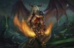  2020 armor blizzard_entertainment blood_elf elf humanoid hybrid male membrane_(anatomy) membranous_wings standing video_games warcraft wings x-celebril-x 