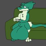 1:1 ambiguous_gender animal_genitalia animated anthro balls beef_fungus_geese big_balls blinking chrismono cock_vore controller duo endosoma flaccid fur furniture game_controller gaming genitals green_body green_fur green_sofa huge_balls humanoid hyper hyper_balls hyper_genitalia loop male monotone_background penile penis playing_video_game safe_vore same_size_vore sergal sheath simple_background smile smirk sofa solo struggling struggling_prey tail tail_tuft tuft vore white_eyes