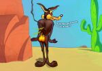 3_toes 4_fingers anthro arm_tuft biped black_eyes black_nose blue_sky brown_body brown_fur bubble_butt butt butt_on_fire butthurt cactus canid canine canis canyon casual_nudity colored countershade_torso countershading coyote desert detailed dialogue digital_drawing_(artwork) digital_media_(artwork) digital_painting_(artwork) ears_outwards elbow_tuft english_text erect_tail eyebrows feet fingers fire forearm_tuft forearms fur glance glancing_back half-closed_eyes head_tuft humanoid_hands humanoid_heel knee_tuft leg_tuft looking_at_viewer looking_back looking_back_at_viewer looney_tunes male mammal mreiof multicolored_body multicolored_fur narrowed_eyes nude nudist open_mouth outside painting_(artwork) paws pinup pivoted_ears plant plantigrade pose raised_heel raised_tail rear_view reddened_butt redraw sand screencap screencap_background screencap_redraw shaded shadow shoulder_tuft sky smile smiling_at_viewer smoke solo sound_effects spine standing standing_on_toes tail tan_body tan_eyebrows tan_fur text tiptoes toes tuft two_tone_body two_tone_fur warner_brothers white_text wile_e._coyote yellow_sclera yellow_text