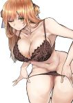  bra cleavage girls_frontline kyoyakyo pantsu pubic_hair springfield_(girls_frontline) 