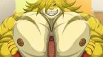  16:9 big_muscles erection felid genitals grin huge_muscles kion_(artist) magan male mammal muscular muscular_male nipples pantherine pecjob pecs penis sex sharp_teeth smile teeth tiger tokyo_afterschool_summoners video_games 