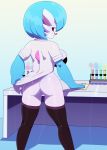  absurd_res big_breasts breasts butt clothed clothing dr._voir female gardevoir genitals hi_res humanoid nintendo not_furry pok&eacute;mon pok&eacute;mon_(species) pussy rear_view solo somescrub video_games 