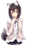  animal_ears mayogii seifuku sweater tail 