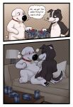 absurd_res alcohol anal anal_penetration animal_genitalia animal_penis anonpupb anthro beer beverage beverage_can blush bodily_fluids border_collie brian_griffin canid canine canine_genitalia canine_penis canis clenched_teeth collar collar_only collie container cum cum_string digital_media_(artwork) domestic_dog drunk drunk_sex duo english_text erection eyes_closed family_guy feet fingers fur furniture genital_fluids genitals herding_dog hi_res holding_object male male/male male_penetrated male_penetrating male_penetrating_male mammal mr._pickles mr._pickles_(series) nude one_eye_closed pastoral_dog pawpads penetration penile penis sex sheepdog sitting smile sofa sofa_sex spread_legs spreading substance_intoxication teeth text thought_bubble toes white_body white_fur