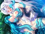  1girl :o armor arms_behind_back blush boots breasts breasts_out chikubi_(artist) clitoral_stimulation closed_eyes cowboy_shot deep_skin dutch_angle elbow_gloves female_orgasm forced_orgasm game_cg gem gloves grabbing_another's_breast groping kusarou large_breasts leotard long_hair magical_girl mahou_shoujo_inori mamiya_inori navel nipples non-web_source official_art open_mouth orgasm outdoors puffy_nipples raised_eyebrows rape restrained self-datamine shiny_skin slime_(creature) slime_(substance) solo spread_legs tentacles thighhighs tiara tongue torn_clothes tree variant_set white_hair wide_spread_legs 