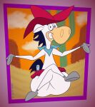 2026 alternate_version_at_paywall anthro belt big_butt biped black_eyes black_mane black_tail blue_kerchief blue_neckerchief bubble_butt butt butt_from_the_front cactus canyon clenched_teeth clothed clothing cloud cloudy_sky colored cowboy cowboy_hat desert desert_background digital_drawing_(artwork) digital_media_(artwork) equid equine flat_colors front_view fur gavanzude glance gun gun_belt hanna-barbera hat headgear headwear hi_res hoof_hands hooved_plantigrade hooved_toes hooves horse huge_butt kerchief looking_at_viewer male mammal mane mostly_nude neckerchief neckwear nude open_mouth open_smile orange_sky outside pear-shaped_figure pinup plant plantigrade pose quick_draw_mcgraw ranged_weapon red_cowboy_hat signature sitting skimpy sky smile smiling_at_viewer solo tail teeth the_quick_draw_mcgraw_show toothy_grin warm_colors weapon white_body white_fur white_sclera wide_hipped_anthro wide_hipped_male wide_hips