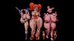 3d_(artwork) angry animatronic anthro areola ballerina ballerina_position ballet ballora_(fnafsl) big_breasts black_background blue_clothing blue_eyes blue_eyeshadow blue_hair blue_panties blue_underwear bottomwear bow_tie breast_size_difference breasts canid canine circus_baby_(fnaf) clothed clothing clothing_aside clown_nose dance_shoes dancewear dark_areola dark_nipples digital_media_(artwork) extreme_size_difference eyes_closed eyeshadow female five_nights_at_freddy's flexible footwear fox full-length_portrait funtime_foxy_(fnaf) genitals glistening glistening_body glistening_hair group hair hair_bun hand_on_hip hand_on_own_chest hanging_breasts hi_res holding_leg holding_own_leg huge_breasts humanoid lips looking_at_another looking_at_viewer machine makeup mammal minireena_(fnafsl) nipple_dip nipples on_one_leg orange_hair orange_pubes panties panties_aside pigtails pink_body pissyslutmoth pointe_shoes portrait pubes purple_areola purple_lips purple_nipples raised_leg red_areola red_bow_tie red_clothing red_footwear red_lips red_nipples red_nose red_shoes robot robot_anthro robot_humanoid scottgames sharp_teeth shoes short_hair simple_background sister_location size_difference skirt smaller_female smaller_humanoid smile smiling_at_viewer splits spread_legs spreading standing teeth thick_thighs topless topless_female topless_humanoid tutu twintails_(hairstyle) underwear underwear_aside vulva white_body white_bottomwear white_clothing white_skirt wide_hips yellow_eyes