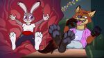 abdominal_bulge anthro bodily_fluids bottomwear canid canine clothing disney duo electronics european_rabbit feedfancier feet female foot_focus fox fur grey_body grey_fur hi_res inside_stomach judy_hopps lagomorph leporid male mammal nick_wilde orange_body orange_fur oryctolagus pants pawpads paws phone pointy_ears rabbit rabbit_ears rabbit_feet red_fox shirt soft_vore stomach_acid swallowed_alive t-shirt topwear true_fox undershirt vore zootopia