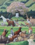  animal animal_focus anteater bear beaver bird bug butterfly commentary_request dog elephant fox giraffe goat highres hippopotamus horse lion llama matsumoto_ryohei mouse_(animal) no_humans original outdoors penguin pig piglet rabbit raccoon red_panda rhinoceros_beetle sheep tortoise tree turtle white_rabbit_(animal) 