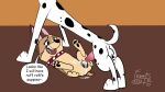 101_dalmatian_street 101_dalmatians animal_genitalia animal_penis animal_vulva black_ears black_nose black_spots bodily_fluids brown_ears canid canine canine_genitalia canine_penis canine_vulva canis clarissa_(101_dalmatians) cum cum_inside dalmatian disney distractingdizzy domestic_dog duo dylan_(101_dalmatians) female feral floppy_ears fur genital_fluids genitals herding_dog heterochromatic_ears hi_res larger_male leaking_cum male male/female mammal pastoral_dog penis sex size_difference smaller_female spots tan_body tan_fur vaginal welsh_corgi white_body white_fur