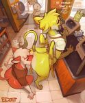  ambient_among_us anal anthro avian big_butt biped bottomless bottomless_male butt casual_exposure casual_sex clothed clothing customer dialogue edjit english_text femboy femboy/femboy ferris_(edjit) gryphon hi_res high-angle_view kacey_(kaceythebird) male male/male male_rimming male_rimming_male multicolored_body mythological_avian mythological_creature mythology oral public public_exposure public_sex pupils rimming rimming_male sex smile stealth_sex tail text unprofessional_behavior voyeur yellow_body 